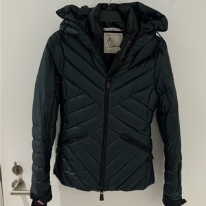 Moncler ski collection Women's Dark green  Quilted Puffer Jacket